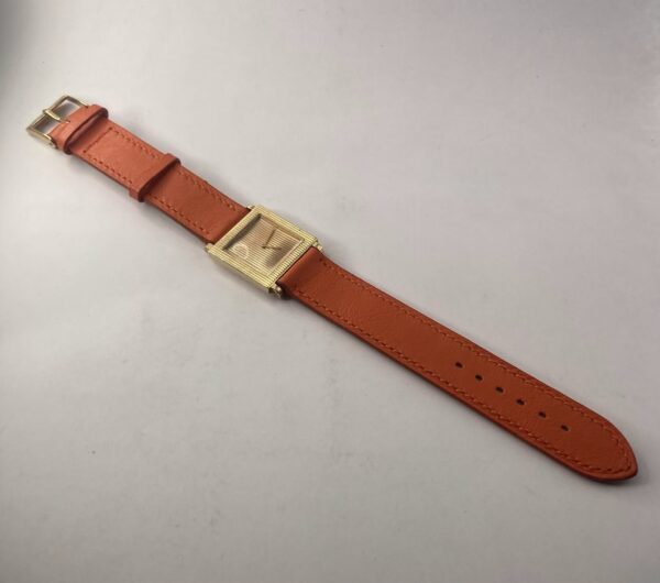 Montre Boucheron - carrée vintage - or 18k - années 70 – Image 3