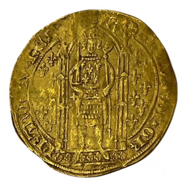 Charles V - Franc à pied - 1365 - Or – Image 3
