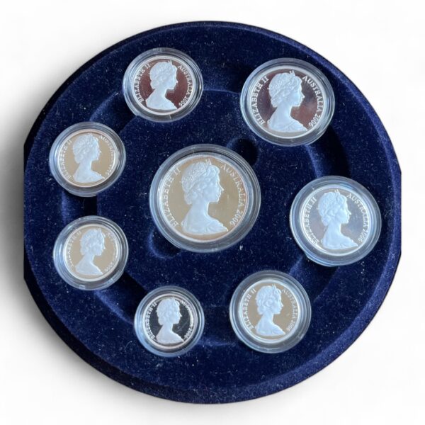 Coffret Bois - Australie Silver proof set - 2006 - Argent 999.9 - 8 monnaies - 6500 Exemplaires – Image 4