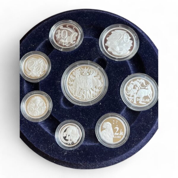 Coffret Bois - Australie Silver proof set - 2006 - Argent 999.9 - 8 monnaies - 6500 Exemplaires – Image 3