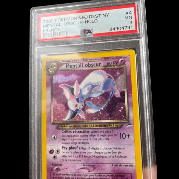 Carte Pokemon - Mentali Obscur - holo - Neo Destiny - 2002 - Wizards - FR - PSA 3