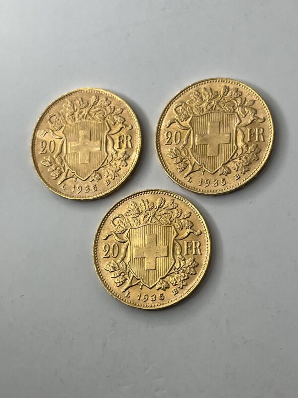 20 Francs Marianne/ coq - Lot 3 pièces - Or – Image 3