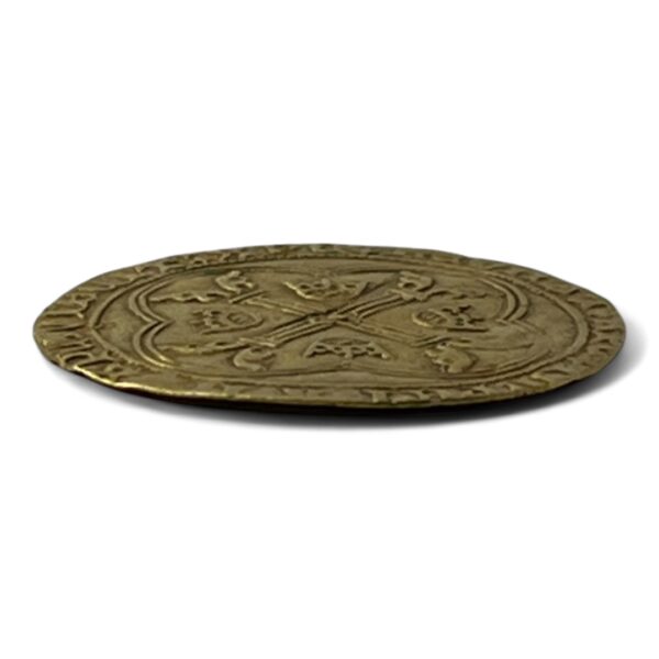 Écu d'or à la couronne (écu neuf) - Charles VII - 1445 - Crémieu - 2,85 grammes – Image 5