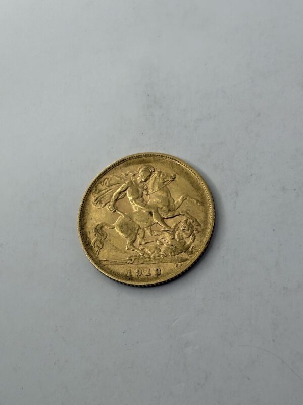 Demi 1/2 souverain - George V - Royaume-uni - 1913 - Or – Image 3