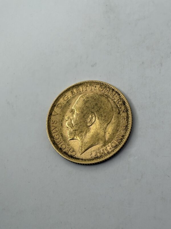 Demi 1/2 souverain - George V - Royaume-uni - 1913 - Or – Image 4