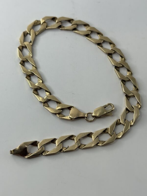 Bijoux Bracelet / Gourmette - Or 10 karats - 11.95 Grammes - 23 Centimètres