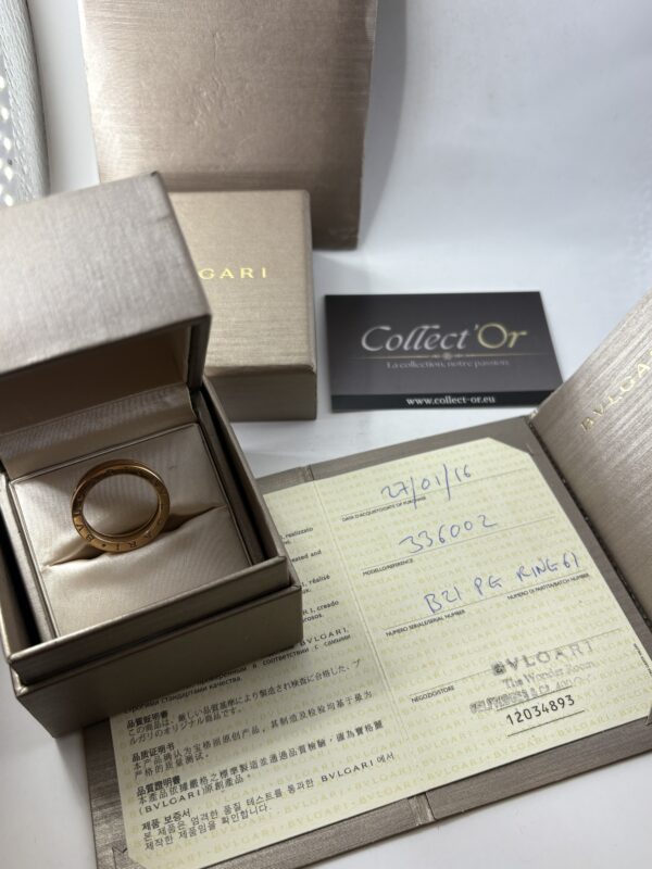 Bague / Pendentif Bulgari (BVLGARI) B.zero1 - OR 18k - Taille 59 - 8.20g