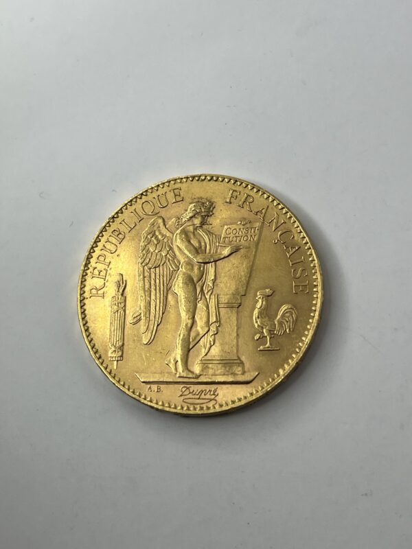 100 Francs Génie - 1909 A - Or - 32.25g – Image 6