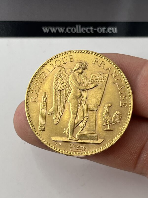100 Francs Génie - 1909 A - Or - 32.25g – Image 4