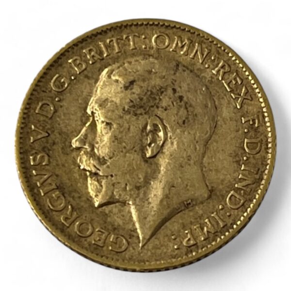 1/2 souverain - George V - Royaume-uni - 1913 -3.93g - Or