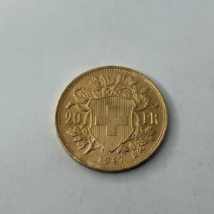 20 Francs Suisse - Helvetia - 1947 B - Or 900