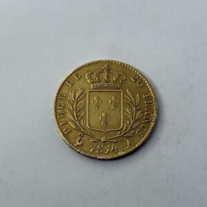 20 Francs Louis XVIII - Buste habillé - 1814 A (Paris) - Or 900