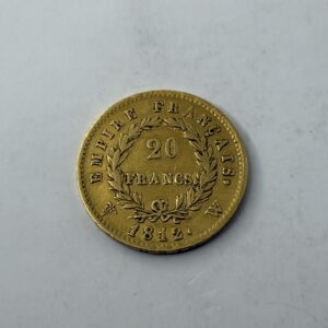 20 Francs Napoléon - Empire - 1812 W (Lille) - Or 900