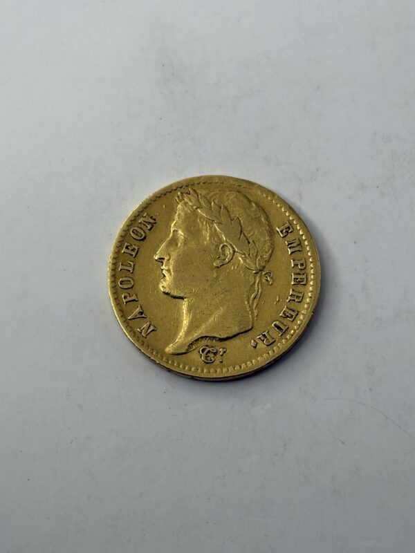 20 Francs Napoléon - Empire - 1812 W (Lille) - Or 900 – Image 2