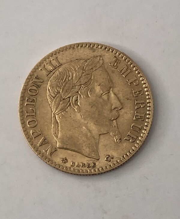 10 Francs Napoléon III - 1866 A - Or – Image 2