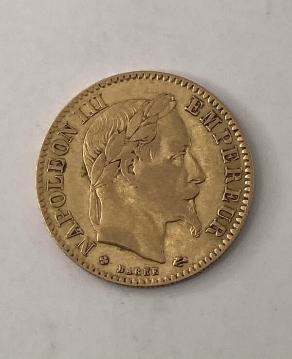 10 Francs Napoléon III - 1867 BB - Or – Image 2