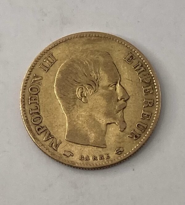 10 Francs Napoléon III - 1860 A - Or – Image 2