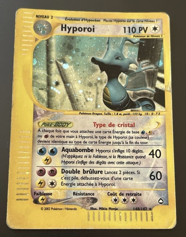 💫 Pokemon - Carte Hyporoi - 148/147 - Aquapolis - Played