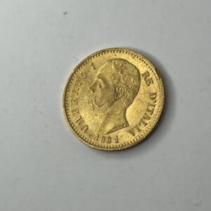 20 Lire Umberto I - 1881 - Or