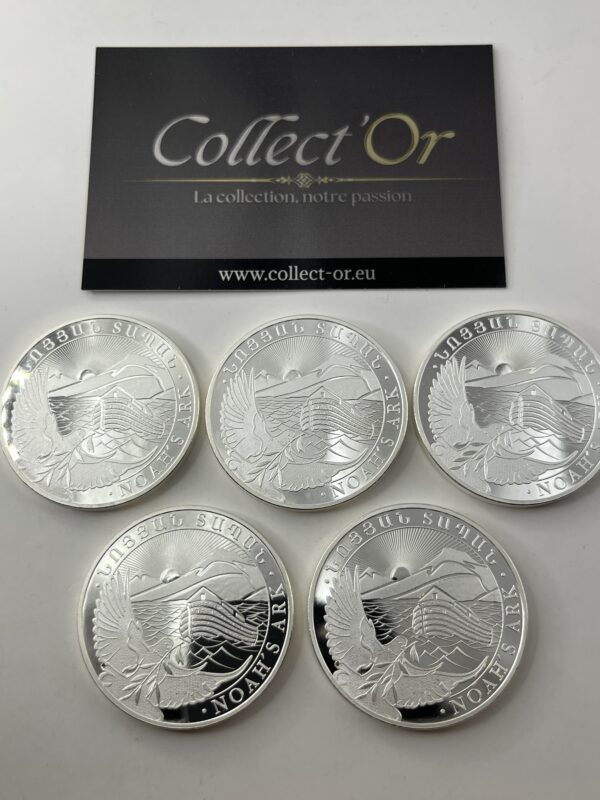 Lot de 4 monnaies - 1 oz / Once - panda (31.1 grammes) en Argent 999.9 - Chine 2022 à 2025 – Image 2
