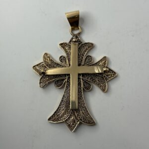 Pendentif Croix - or 18k - 9.90 grammes