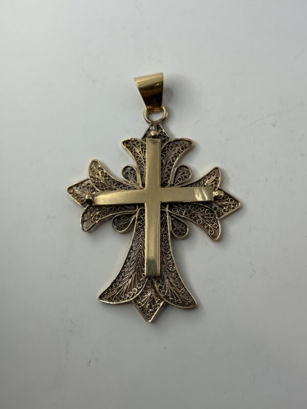 Pendentif Croix - or 18k - 9.90 grammes