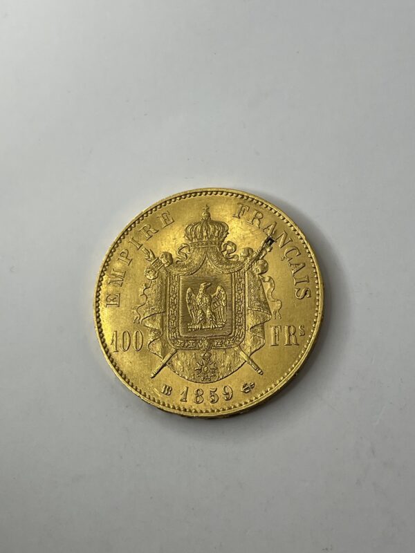 100 Francs Napoléon - 1859 BB - Or - 32.22g – Image 5