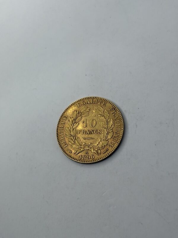 10 Francs Ceres - 1896 A - Or - 3.22g – Image 3
