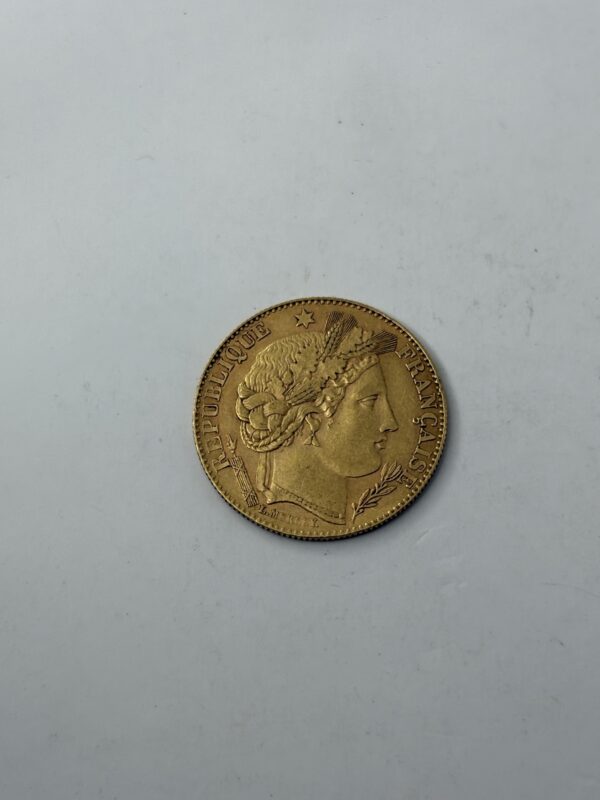 10 Francs Ceres - 1896 A - Or - 3.22g – Image 2