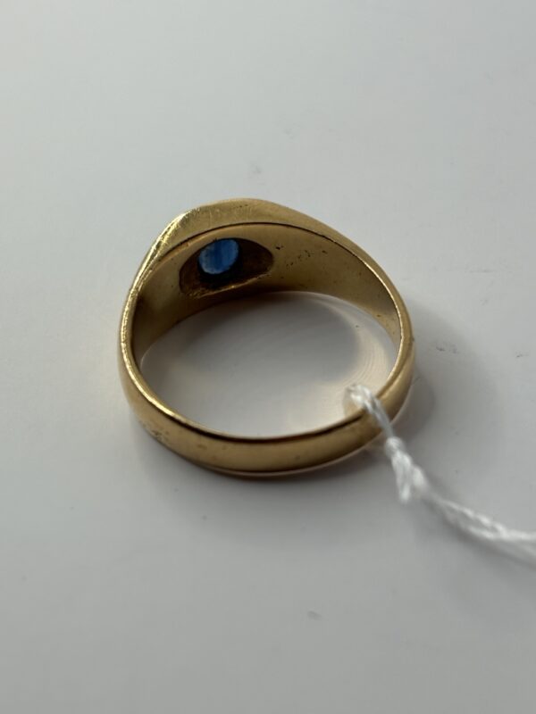 Bague - avec pierre - Or 18 Carats - 6.20 Grammes - Taille 54 – Image 2