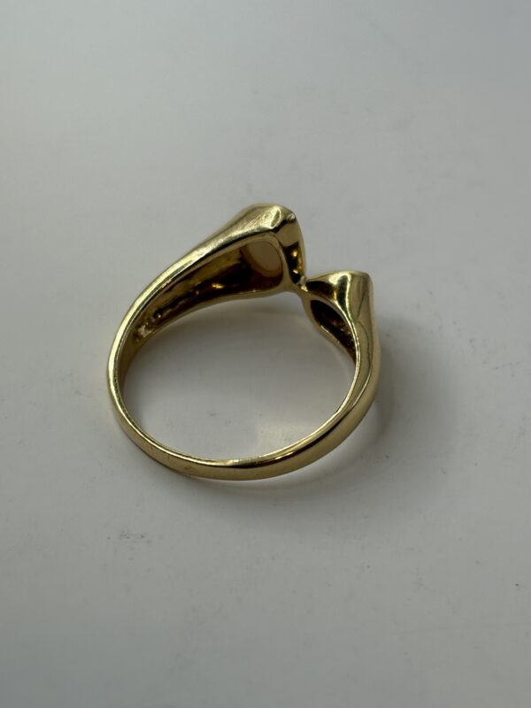 Bague Opal - or 18k (carats) 3.50g - T53/54 – Image 3