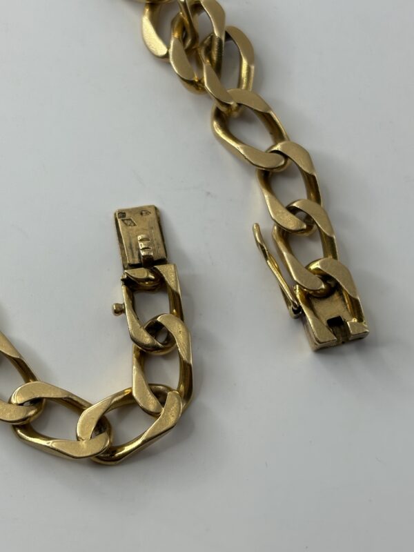 Bijoux Bracelet / Gourmette - Or 18 karats - 23.01 Grammes - 21 Centimètres – Image 2