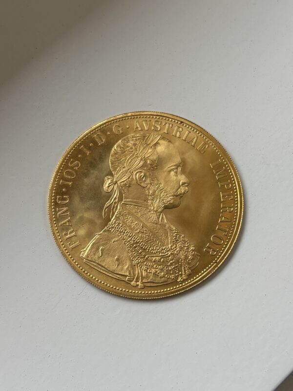 4 Ducats - Autriche - refrappe - 13.98g - or 986/1000 – Image 2