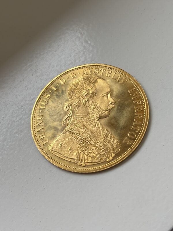 4 Ducats - Autriche - refrappe - 13.98g - or 986/1000 – Image 4