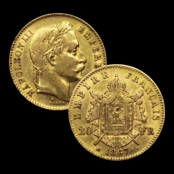 Pièce de 20 Francs Napoléon en Or - Type laurée ou tête nue