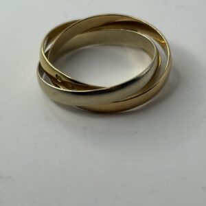 Bague 3 ors - Or 18K (carats) - 3.12g - T51/52