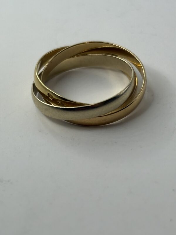 Bague 3 ors - Or 18K (carats) - 3.12g - T51/52