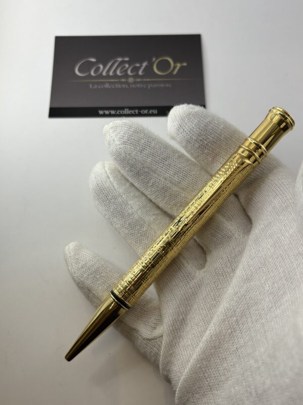 Rare Stylo bille Parker Duofold - Or 18k - Solid Gold - Roller – Image 2