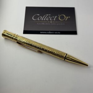 Rare Stylo bille Parker Duofold - Or 18k - Solid Gold - Roller