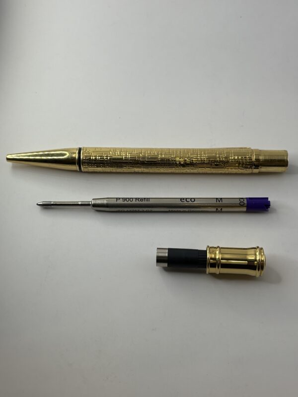 Rare Stylo bille Parker Duofold - Or 18k - Solid Gold - Roller – Image 6