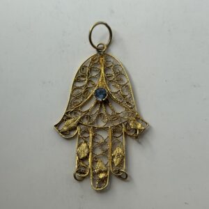 Pendentif Main de Fatma - Or 18K - 1.26g