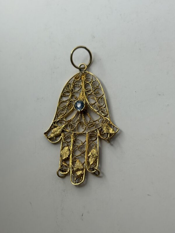 Pendentif Main de Fatma - Or 18K - 1.26g – Image 2