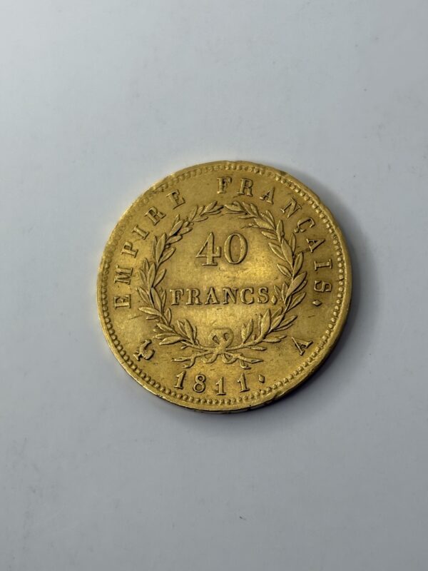 40 Francs Napoléon - Empire - 1811 A - Or 900 – Image 3