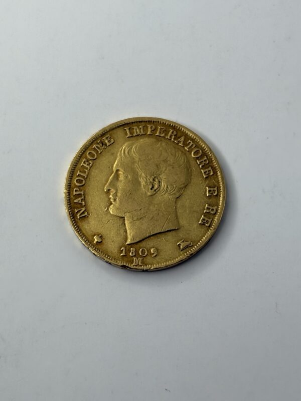 20 lire Napoleone - 1809 M - Or 900 – Image 2