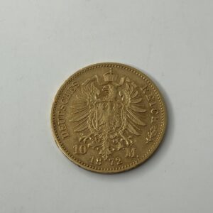 10 Mark - Allemagne - 1872 - Karl Wuerttenberg - or 900 (271k Exemplaires)
