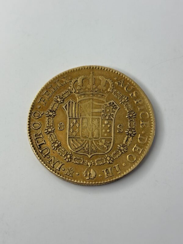 8 escudos - Mexique - Fernando VII - 1809 - Or 875 - 27.02g