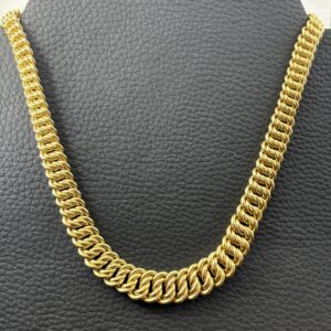 Collier Mailles Américaines - 39.33g - 45 cm - or 18K