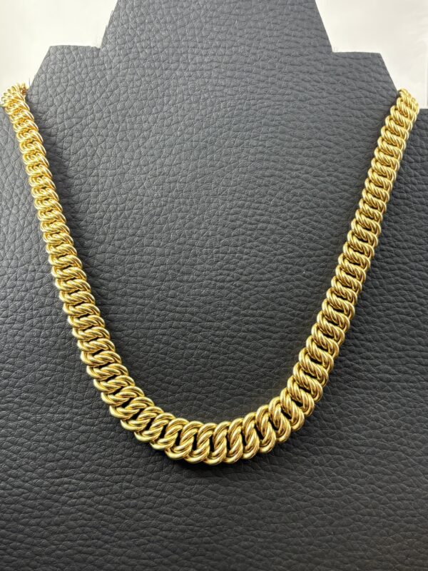 Collier Mailles Américaines - 39.33g - 45 cm - or 18K