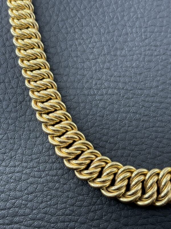 Collier Mailles Américaines - 39.33g - 45 cm - or 18K – Image 2