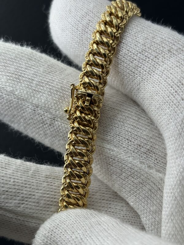 Collier Mailles Américaines - 39.33g - 45 cm - or 18K – Image 4
